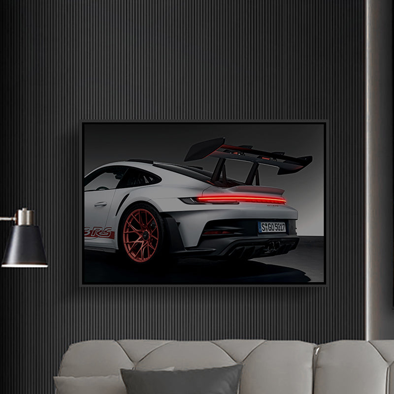 Porsche GT3 RS NEON Poster with sound