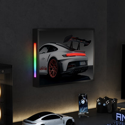 Porsche GT3 RS NEON Poster with sound