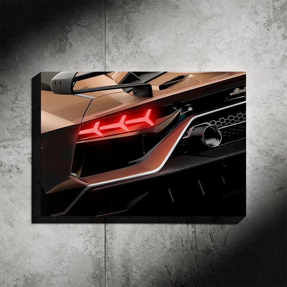 Lamborghini Aventador SVJNEON Poster