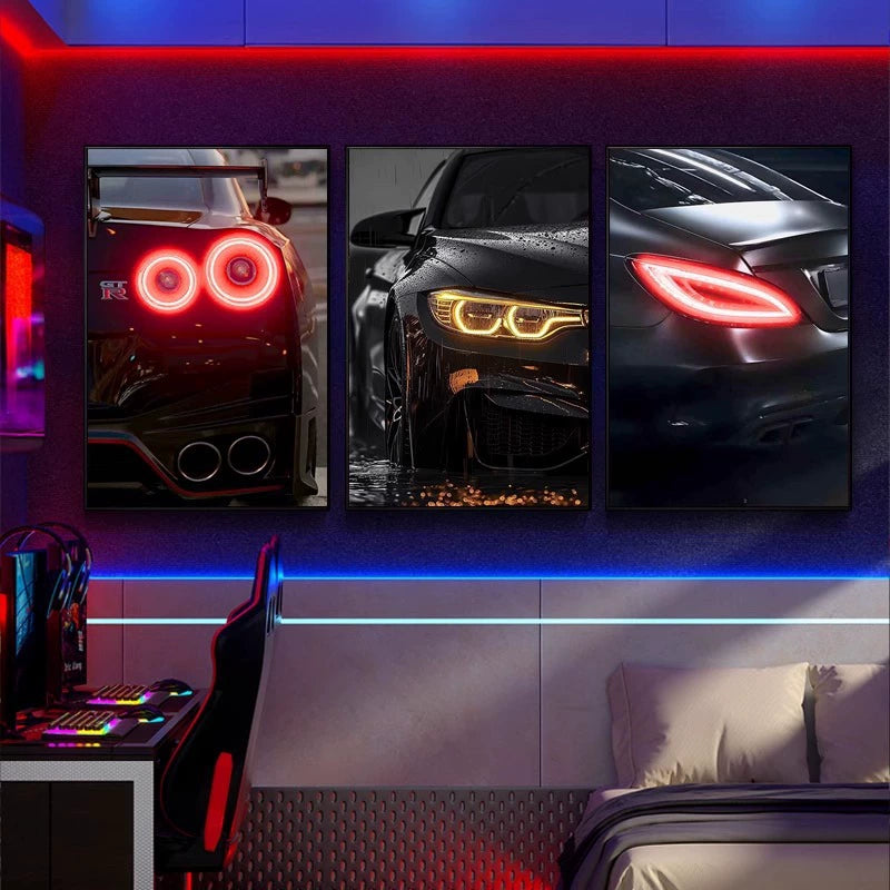 Audi RS6 NEON Poster