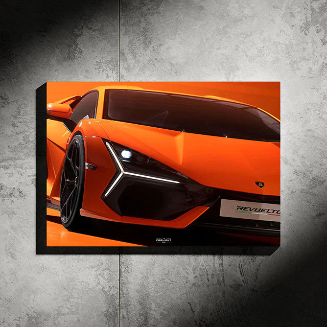 Lamborghini REVUELTO NEON Poster