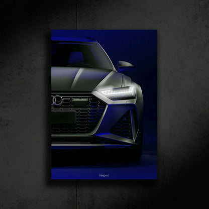 Audi RS6 NEON Poster