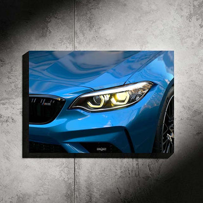 BMW M2 Competition NEON Poster