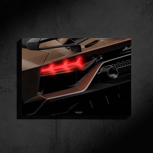 Lamborghini Aventador SVJNEON Poster
