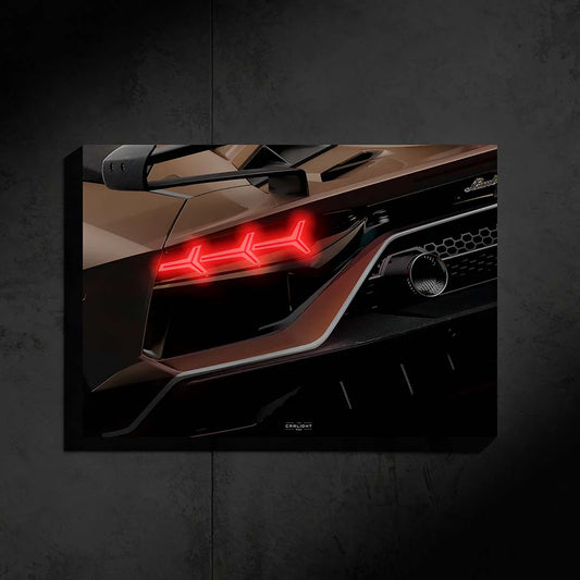 Lamborghini Aventador SVJNEON Poster