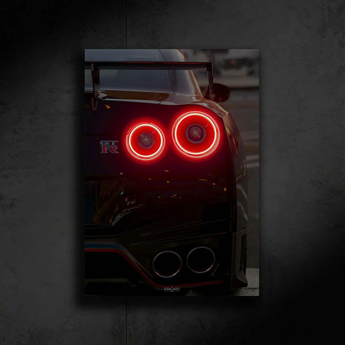 Nissan GTR Nismo R35 NEON Poster